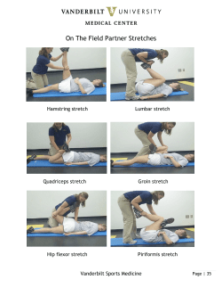 On The Field Partner Stretches