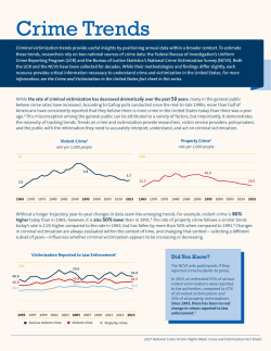 Crime Trends - VictimConnect