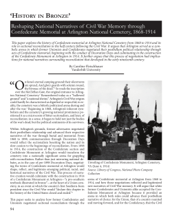 History in Bronze - Vanderbilt Historical Review