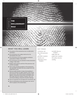 the exclusionary rule