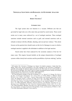 The legal system does not function in a vacuum. Different acts that