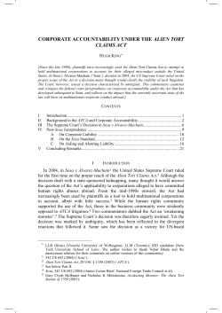 corporate accountability under the alien tort claims act