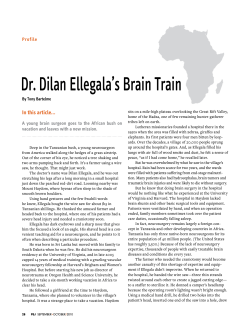 Dr. Dilan Ellegala`s Brain Train