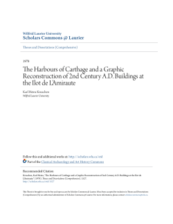 The Harbours of Carthage and a Graphic Reconstruction of 2nd