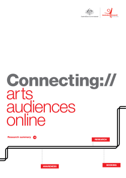 arts audiences online