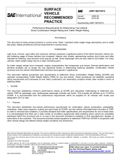 surface vehicle recommended practice