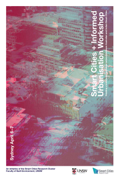 Sm art Cities + Informed Urbanisation W orkshop