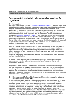 Combination toxicity