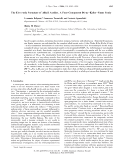 The Electronic Structure of Alkali Aurides. A Four