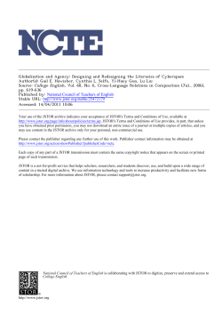 Globalization and Agency: Designing and
