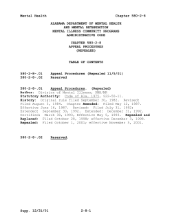 chapter 580-2-8 appeal procedures (repealed)