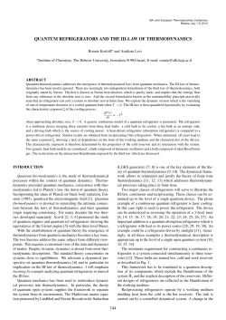quantum refrigerators and the iii-law of thermodynamics