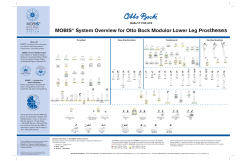 MOBIS&reg; System Overview for Otto Bock Modular Lower Leg
