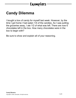Candy Dilemma