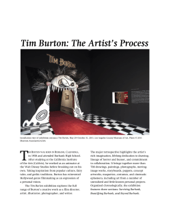 Tim Burton: The Artist`s Process