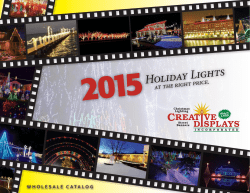 Holiday Lights - Creative Displays