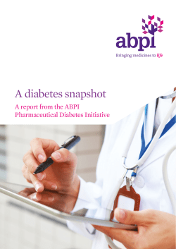 A diabetes snapshot