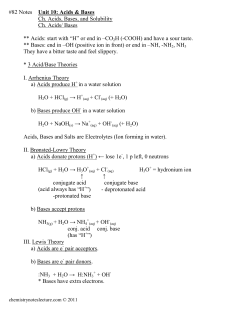 82 Notes - Chemistry Notes Lecture