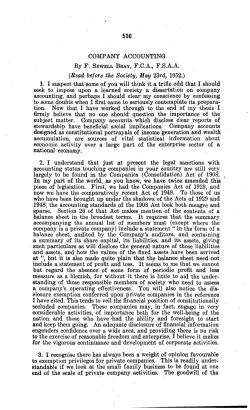 COMPANY ACCOUNTING By F. SEWELL BRAY, F.C.A., F.S.A.A.