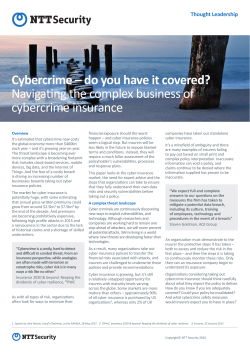 Read More - NTT Security