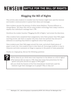battle for the bill of rights