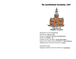 The Constitutional Convention, 1787