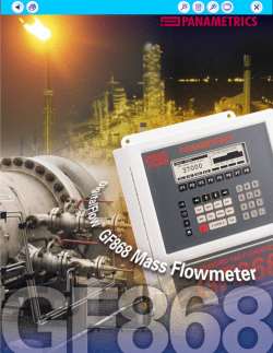 The DigitalFlow GF868 Mass Flowmeter