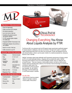 Changing Everything You Know About Liquids Analysis by FTIR