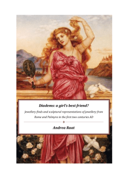 Diadems: a girl`s best friend? Andrea Raat