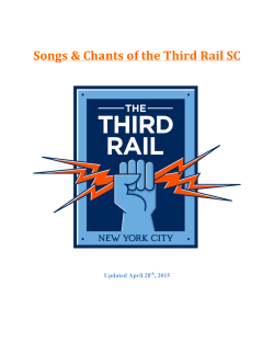 Third Rail Song Book