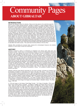 ABOUT GIBRALTAR