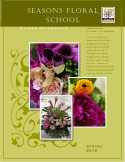 seasons floral school - Seasons Floral Studio