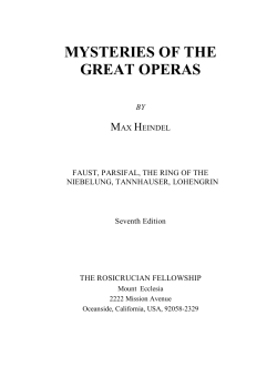 Mysteries of the Great Operas