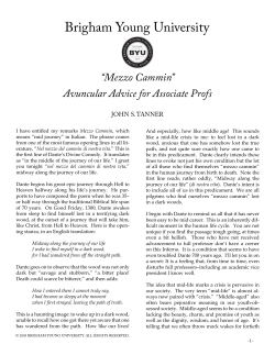 Mezzo Cammin - Office of the Academic Vice President