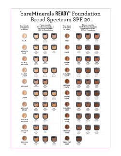 bareMinerals READY&reg; Foundation Broad Spectrum SPF