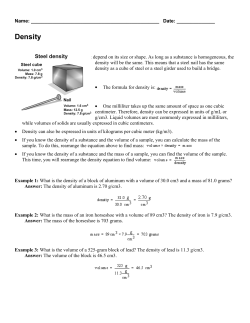 Density