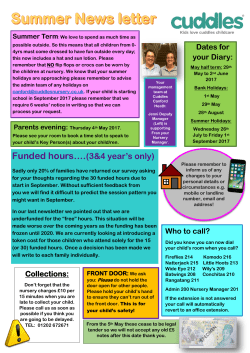 Canford Heath News Letter