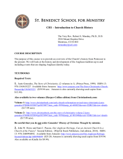 CH1 - Munday - Diocese of Quincy