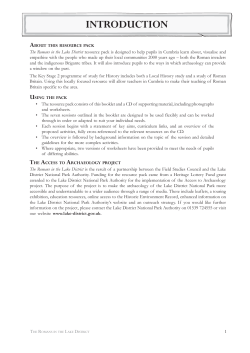 INTRODUCTION - Lake District National Park