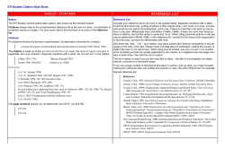 STI-Studies Citation Style Sheet REFERENCE LIST