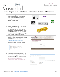 Connecting Streaming Media Devices or Games Consoles