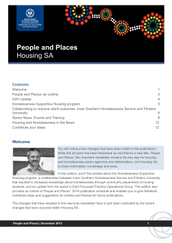 People and Places newsletter December 2015