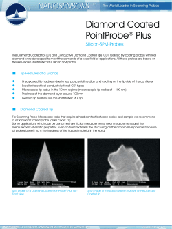 Diamond Coated PointProbe&reg; Plus