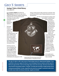 Geo T-Shirts - Brown University