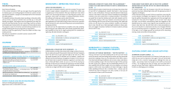 Flyer "Activities for PhD students"