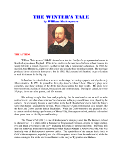 The Winter`s Tale by William Shakespeare