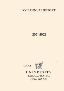 2001-2002 - Goa University