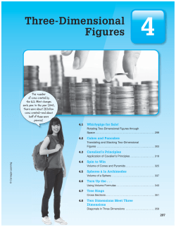 Three-Dimensional Figures
