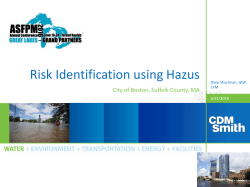 Risk Identification using Hazus