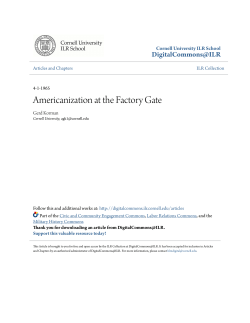 Americanization at the Factory Gate